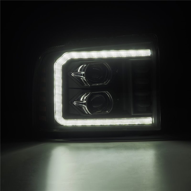 AlphaRex | Projector Headlights Black - F-250 / F-350  2005-2007