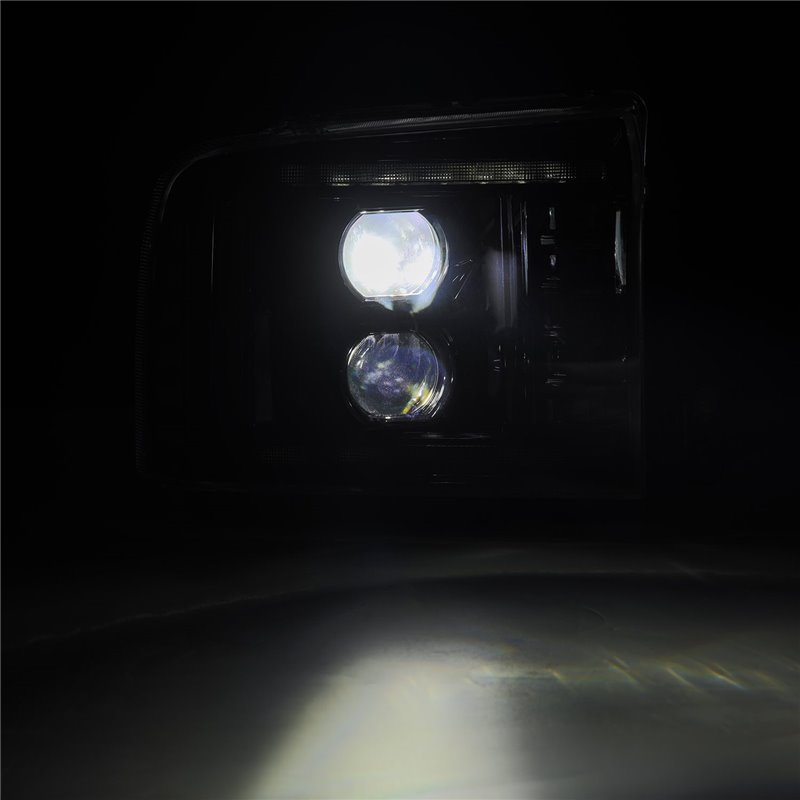 AlphaRex | Projector Headlights Black - F-250 / F-350  2005-2007