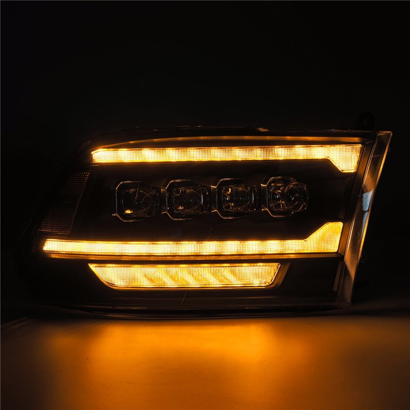 AlphaRex | LED Projector Headlights in Black - Ram 1500 / 2500 / 3500 2009-2018 AlphaRex Headlights