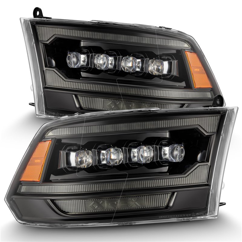 AlphaRex | LED Projector Headlights in Alpha-Black - Ram 1500 / 2500 / 3500 2009-2018 AlphaRex Headlights