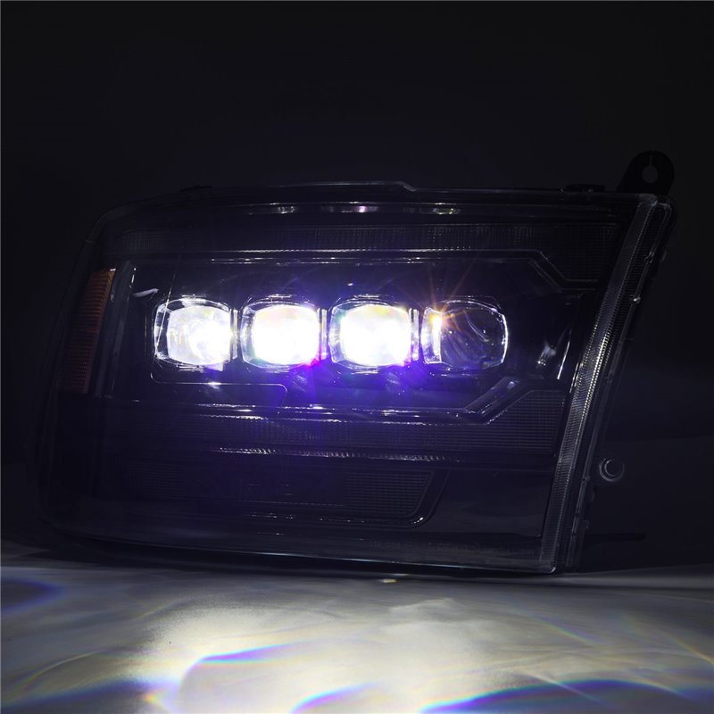 AlphaRex | LED Projector Headlights in Alpha-Black - Ram 1500 / 2500 / 3500 2009-2018 AlphaRex Headlights