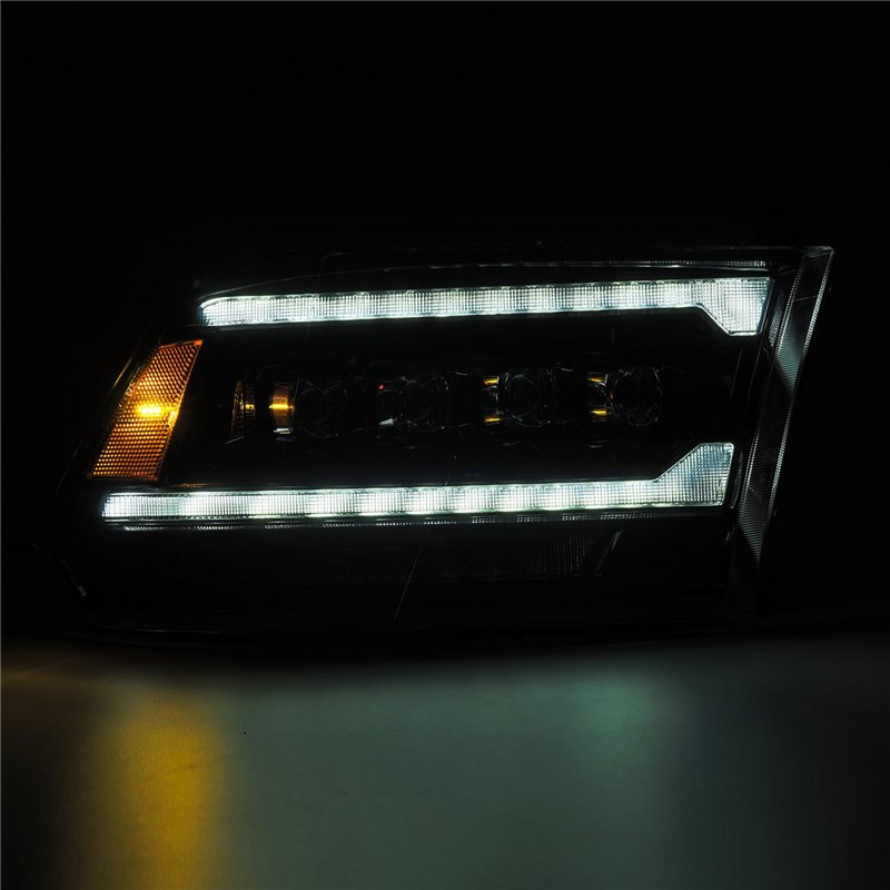 AlphaRex | LED Projector Headlights in Alpha-Black - Ram 1500 / 2500 / 3500 2009-2018 AlphaRex Headlights