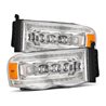 AlphaRex | LED Projector Headlights in Chrome - Ram 1500 / 2500 / 3500 2002-2005