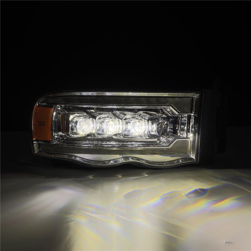 AlphaRex | LED Projector Headlights in Chrome - Ram 1500 / 2500 / 3500 2002-2005