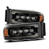 AlphaRex | LED Projector Headlights in Alpha-Black - Ram 1500 / 2500 / 3500 2002-2005