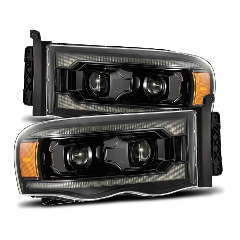 AlphaRex | Projector Headlights Alpha-Black - Ram 1500 / 2500 / 3500 2002-2005