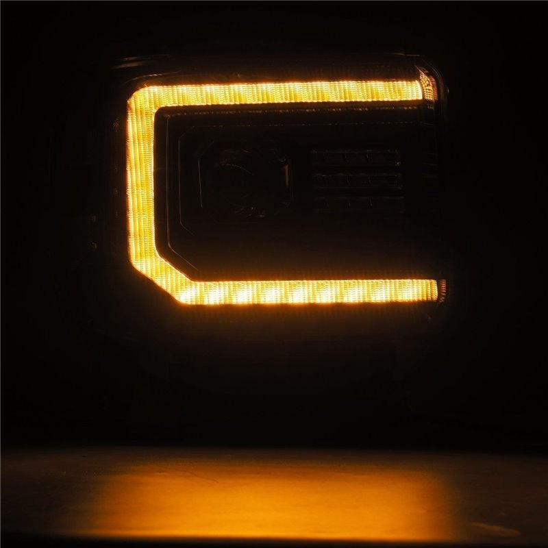 AlphaRex | Projector Headlights Black - Sierra 1500 / 2500 HD / 3500 HD 2014-2018