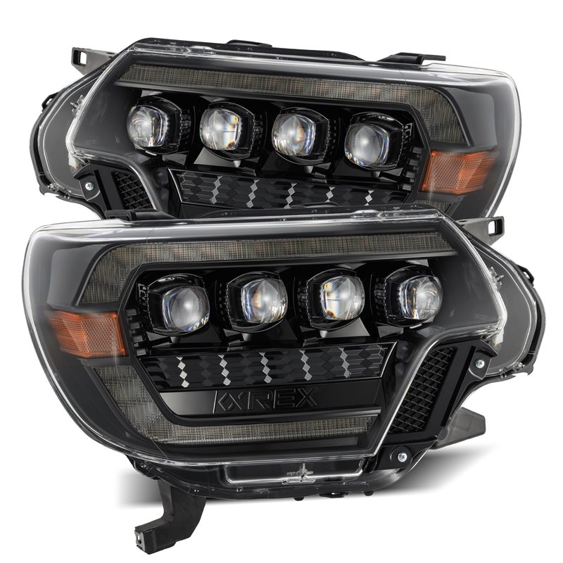 AlphaRex | LED Projector Headlights in Alpha-Black - Tacoma 2.7L / 4.0L 2012-2015