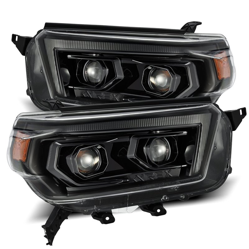 AlphaRex | Projector Headlights Alpha-Black - 4Runner 2.7L / 4.0L 2010-2013 AlphaRex Headlights