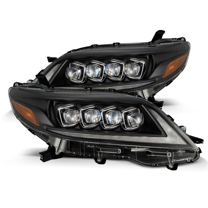 AlphaRex | LED Projector Headlights in Black - Sienna 2.7L / 3.5L 2011-2020