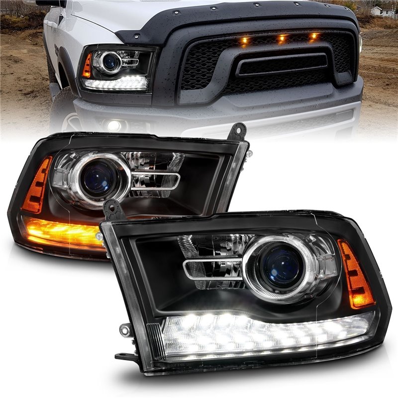 Anzo USA | Projector Headlight Set - Ram 1500 / Classic / 2500 / 3500 2009-2023