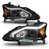 Anzo USA | Projector Headlight Set - Altima 2.5L / 3.5L 2013-2015
