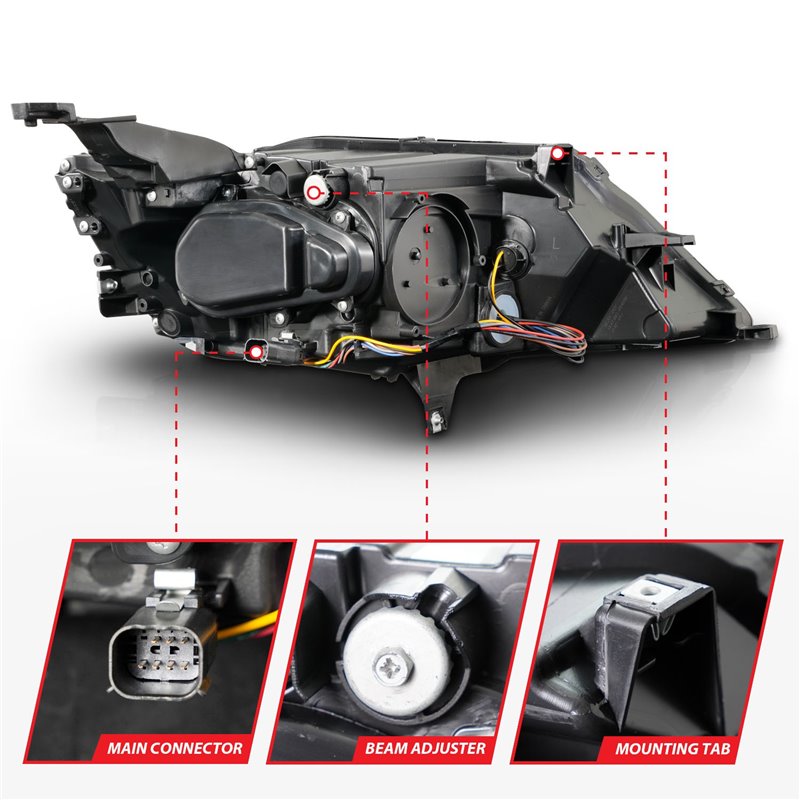 Anzo USA | Projector Headlight Set - Impala 2.4L / 2.5L / 3.6L 2014-2020 Anzo USA Headlights