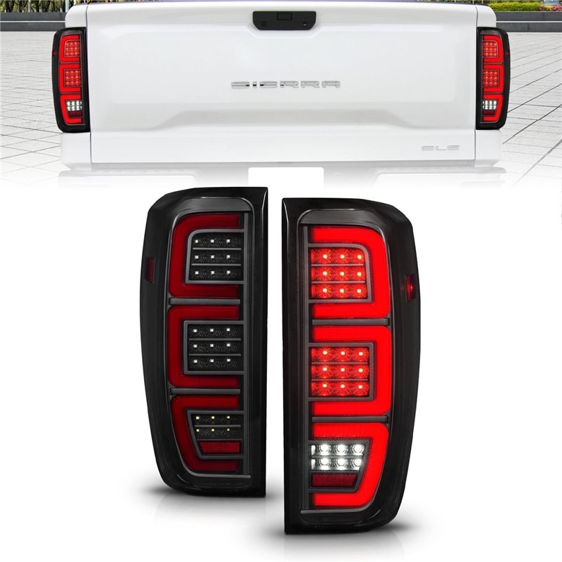 Anzo USA | LED Tail Light Assembly - Sierra 1500 / 2500 HD / 3500 HD 2019-2023