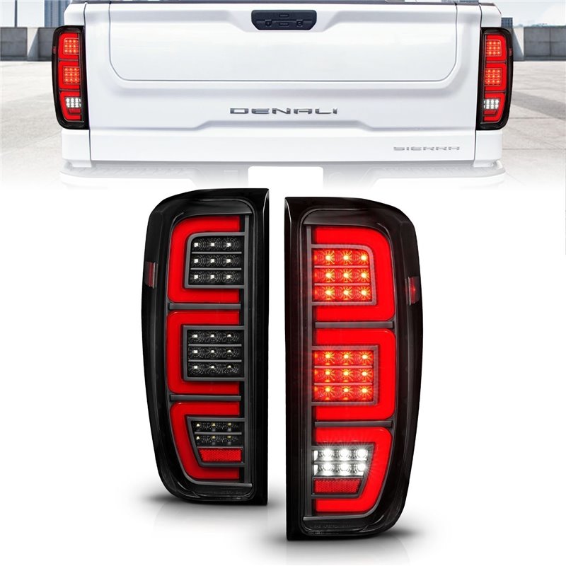 Anzo USA | LED Tail Light Assembly - Sierra 1500 / 2500 HD / 3500 HD 2019-2023 Anzo USA Tail Lights