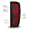 Anzo USA | LED Tail Light Assembly - Sierra 1500 / 2500 HD / 3500 HD 2019-2023 Anzo USA Tail Lights