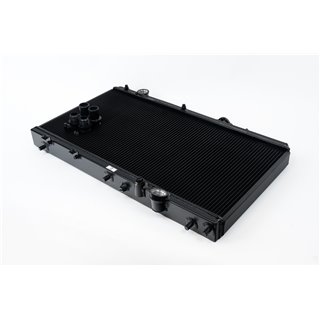 CSF | K-Swap 92-00 Honda Civic / 94-01 Acura Integra All-Aluminum Radiator - Black - Integra / Civic  1992-2001