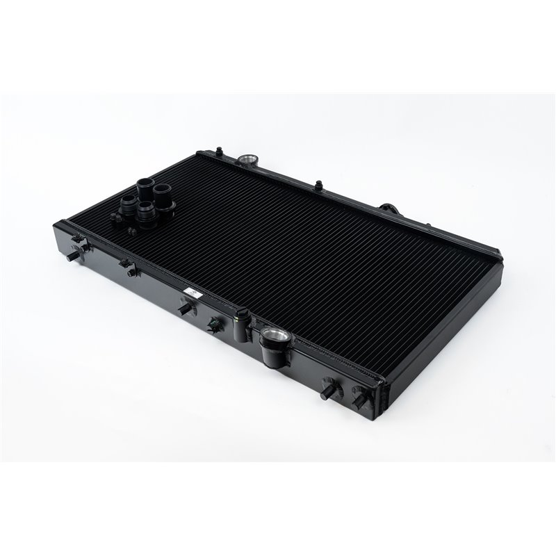 CSF | K-Swap 92-00 Honda Civic / 94-01 Acura Integra All-Aluminum Radiator - Black - Integra / Civic  1992-2001