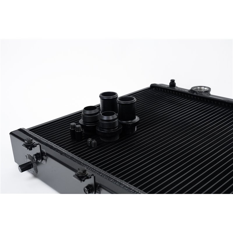 CSF | K-Swap 92-00 Honda Civic / 94-01 Acura Integra All-Aluminum Radiator - Black - Integra / Civic  1992-2001