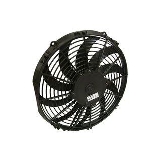 CSF | 92-00 Civic All-Aluminum Fan Shroud w/ 12-inch SPAL Fan - Black CSF Cooling Fans