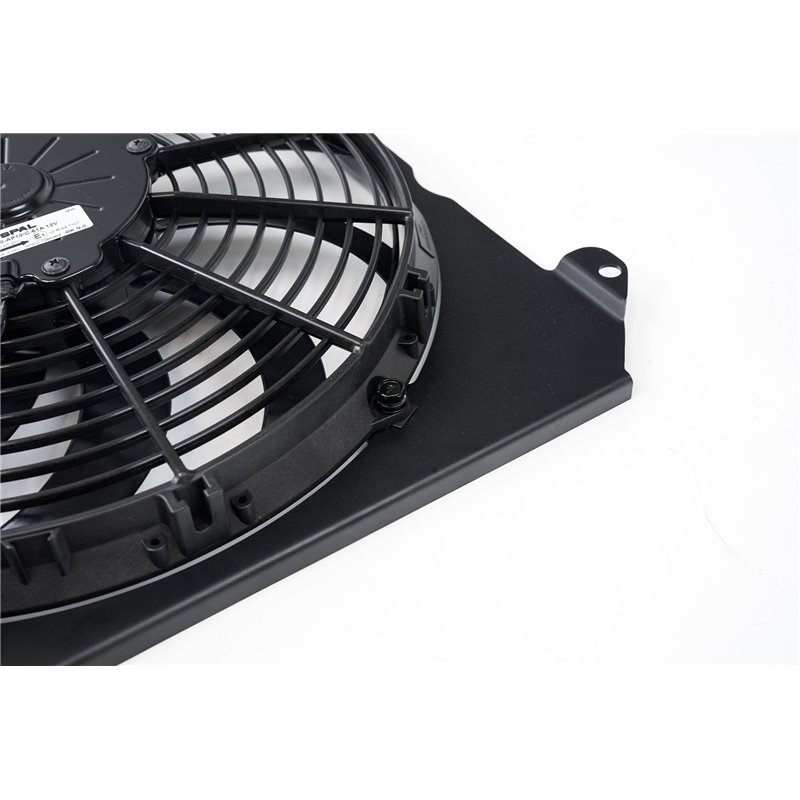 CSF | 92-00 Civic All-Aluminum Fan Shroud w/ 12-inch SPAL Fan - Black