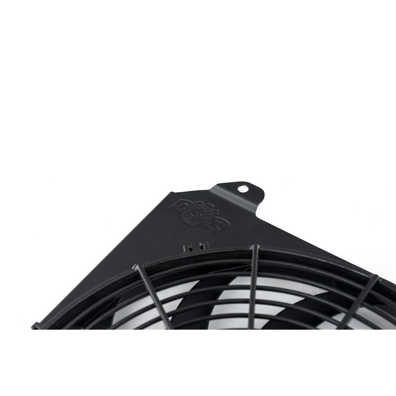 CSF | 92-00 Civic All-Aluminum Fan Shroud w/ 12-inch SPAL Fan - Black