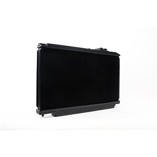 CSF | 93-98 Toyota A80 Supra (NA/TT) High-Performance All-Aluminum Radiator - Black - Supra 3.0L 1993-1998
