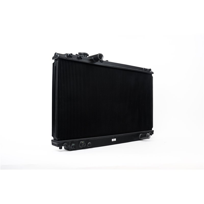 CSF | 93-98 Toyota A80 Supra (NA/TT) High-Performance All-Aluminum Radiator - Black - Supra 3.0L 1993-1998