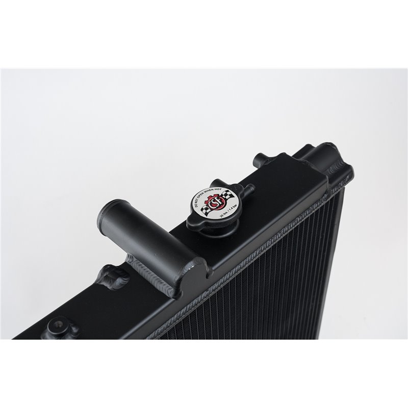 CSF | 93-98 Toyota A80 Supra (NA/TT) High-Performance All-Aluminum Radiator - Black - Supra 3.0L 1993-1998