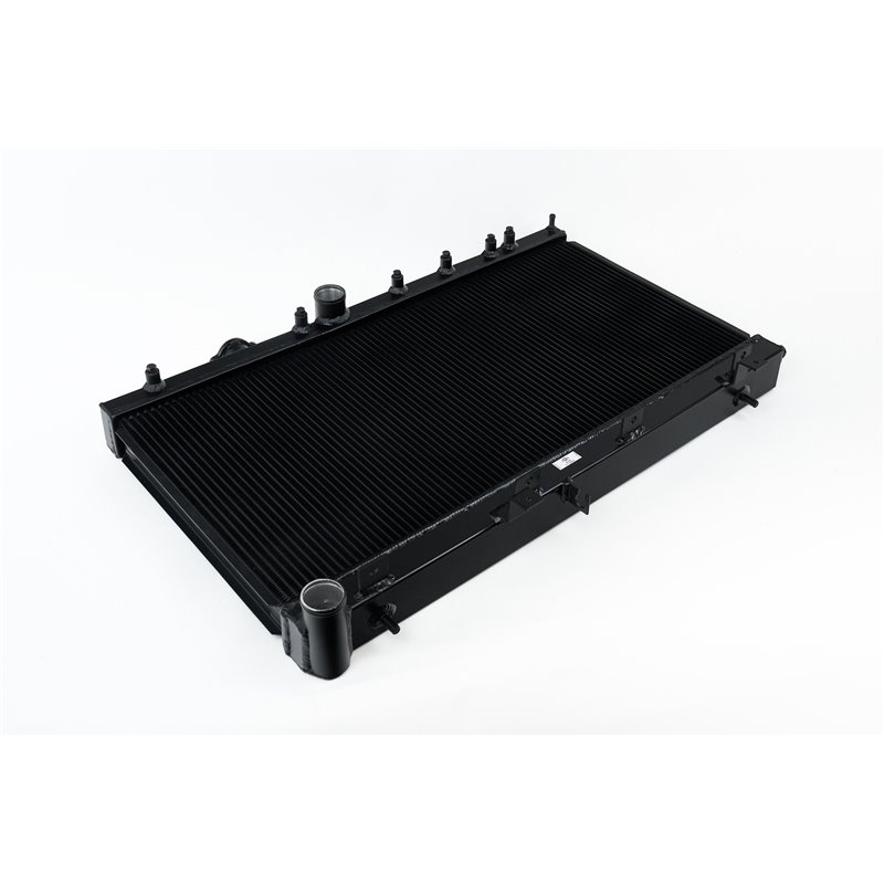 CSF | 02-07 Subaru Impreza WRX/STI All-Aluminum Radiator - w/ filler neck - Black - Baja / WRX / WRX STi 2.5L / 2.0T 2002-2007