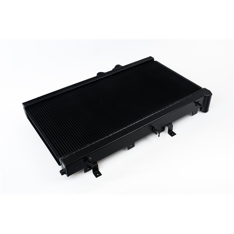 CSF | 02-07 Subaru Impreza WRX/STI All-Aluminum Radiator - w/ filler neck - Black - Baja / WRX / WRX STi 2.5L / 2.0T 2002-2007