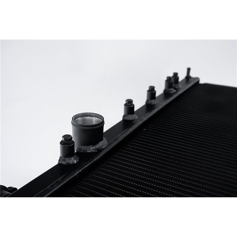 CSF | 02-07 Subaru Impreza WRX/STI All-Aluminum Radiator - w/ filler neck - Black - Baja / WRX / WRX STi 2.5L / 2.0T 2002-2007