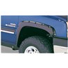 Bushwacker | 40991-02 Black Pocket/Rivet Style Smooth Finish 4-Piece Fender Flare Set for 2021-2022 Chevrolet Colorado 74.0 in b