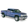 Bushwacker | 40991-02 Black Pocket/Rivet Style Smooth Finish 4-Piece Fender Flare Set for 2021-2022 Chevrolet Colorado 74.0 in b