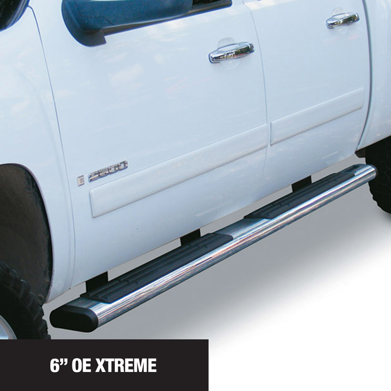 Go Rhino | 6" OE Xtreme Side Steps - 87" Long - Stainless steel - BOARDS ONLY - Chevrolet / Dodge / Ford 2000-2023