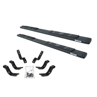 Go Rhino | 5" OE Xtreme Low Profile Side Steps w/ Mounting Brackets Kit - Gladiator 3.0L / 3.6L 2020-2023
