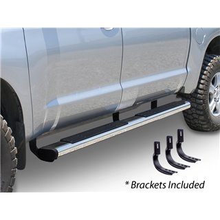 Go Rhino | 6" OE Xtreme Side Steps w/ Mounting Brackets Kit - Tacoma 2.7L / 3.5L / 4.0L 2005-2023