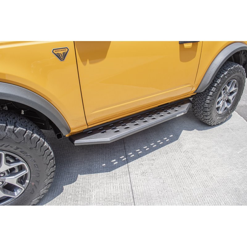 Go Rhino | RB20 Running Boards w/ Mounting Bracket Kit - Bronco 2.3T / 2.7T 2021 Go Rhino Step Bars