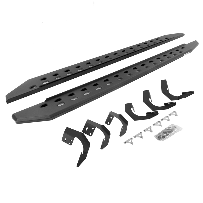 Go Rhino | RB10 Slim Line Running Boards w/ Mounting Brackets Kit - Ram 1500 / Classic 2015-2019 Go Rhino Step Bars