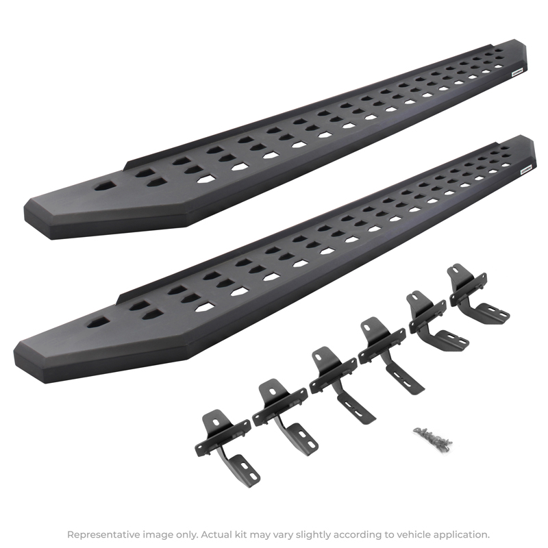 Go Rhino | RB20 Running Boards w/ Mounting Brackets Kit - Ram 1500 / Classic 2015-2019 Go Rhino Step Bars