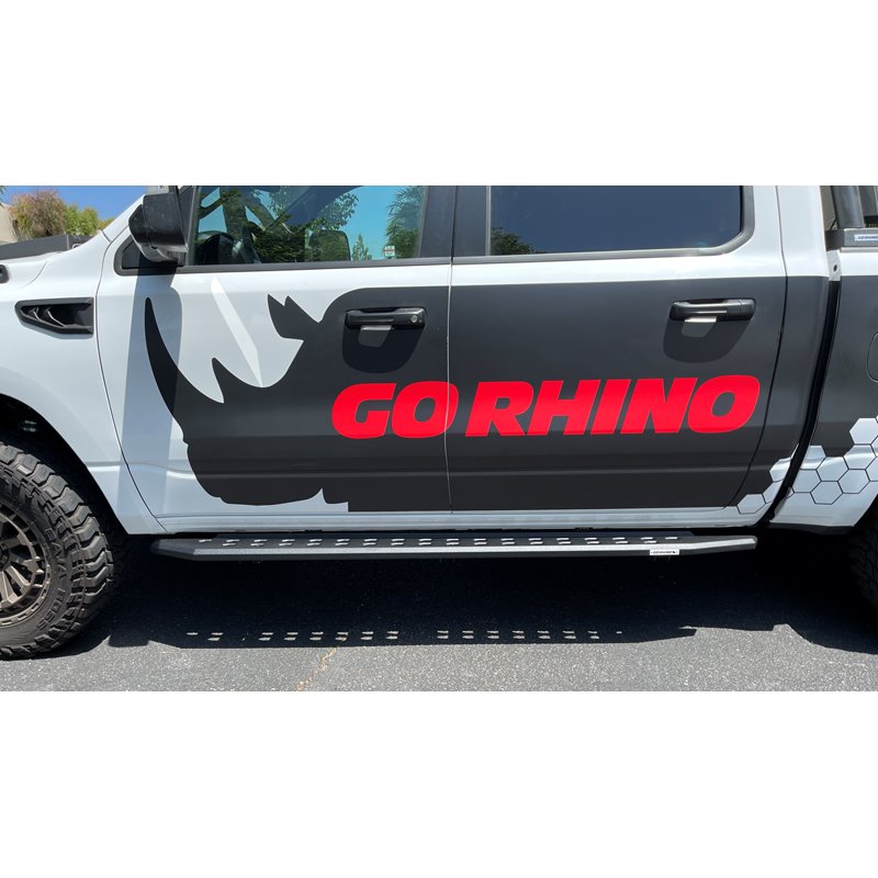 Go Rhino | RB20 Running Boards w/ Mounting Brackets Kit - Ram 1500 3.0L / 3.6L / 5.7L 2019 Go Rhino Step Bars