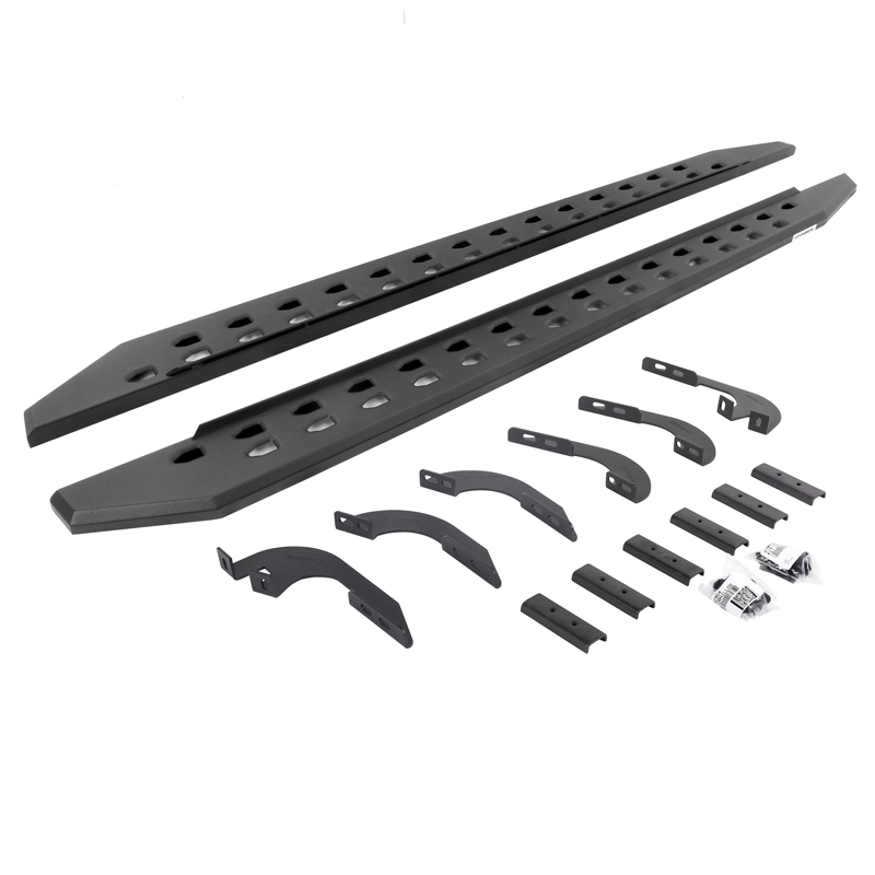 Go Rhino | RB20 Slim Line Running Boards w/ Mounting Brackets Kit - Tacoma 2.7L / 4.0L 2005 Go Rhino Step Bars
