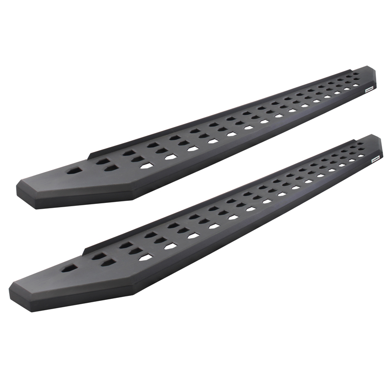 Go Rhino | RB20 Running Boards w/ Mounting Brackets, 2 Pairs Drop Steps Kit - Wrangler (JL) Unlimited 2018-2023
