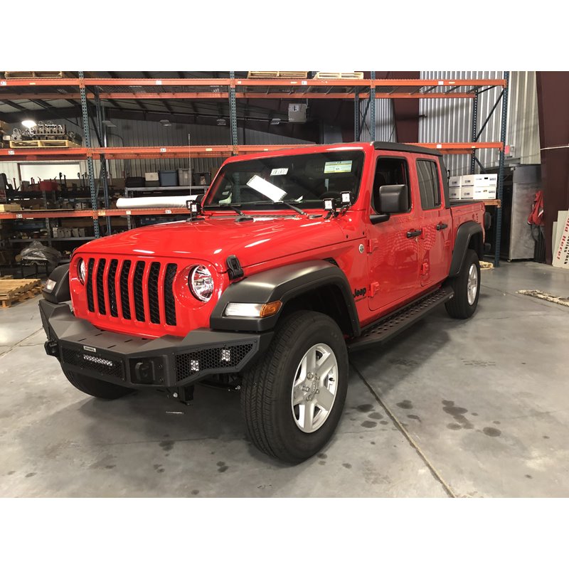 Go Rhino | RB20 Running Boards w/ Mounting Brackets Kit - Gladiator 3.6L 2020 Go Rhino Step Bars