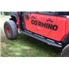 Go Rhino | RB20 Slim Line Running Boards w/ Mounting Bracket Kit - Gladiator 3.0L / 3.6L 2020-2023