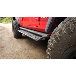 Go Rhino | Dominator Xtreme D1 Side Steps - 73" long - BOARDS ONLY - Bronco / Wrangler (JK) / Wrangler (JL) 2007-2021 Go Rhin...