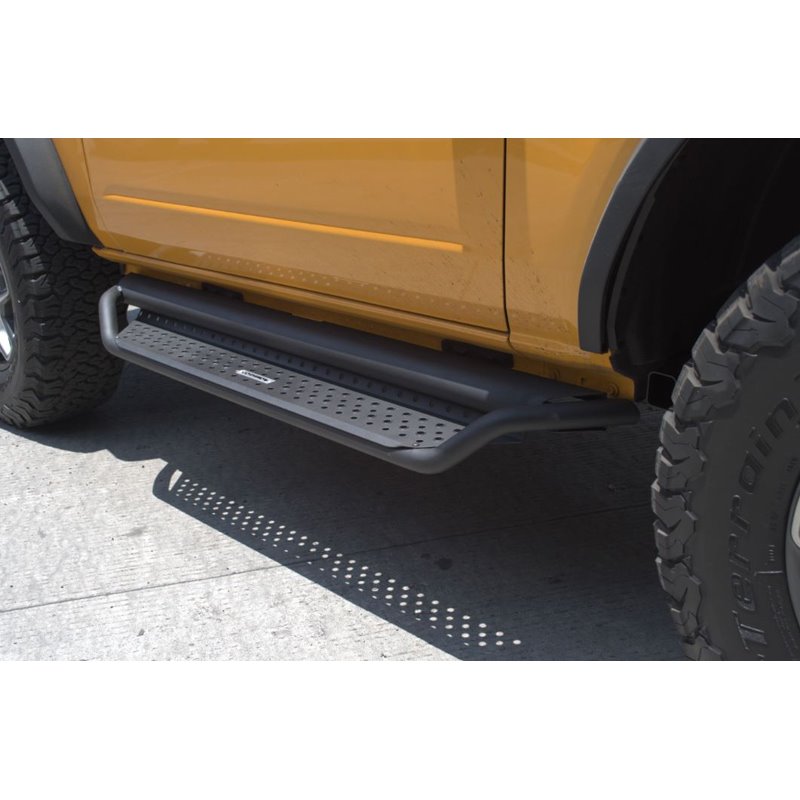 Go Rhino | Dominator Xtreme D1 Side Steps w/ Mounting Bracket Kit - Bronco 2.3T / 2.7T 2021 Go Rhino Step Bars