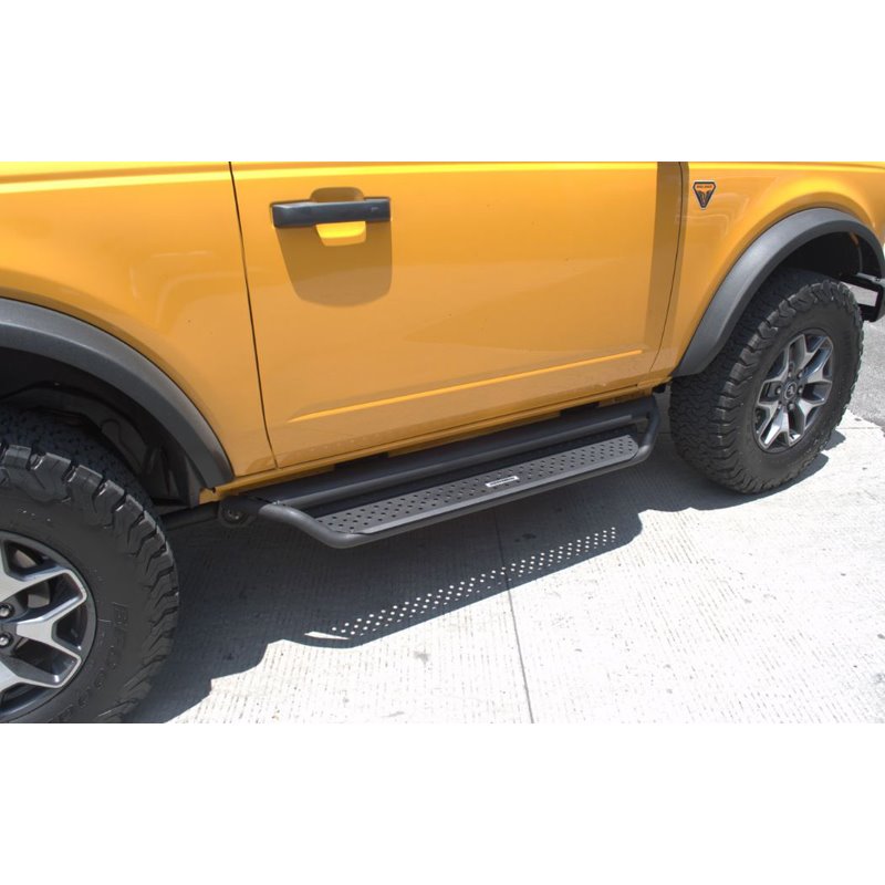 Go Rhino | Dominator Xtreme D1 Side Steps w/ Mounting Bracket Kit - Bronco 2.3T / 2.7T 2021 Go Rhino Step Bars