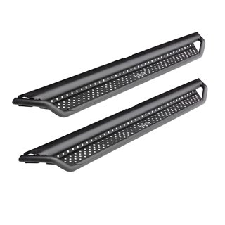 Go Rhino | Dominator Xtreme D1 Side Steps w/ Mounting Brackets Kit - Textured Black - Ram 1500 2019-2023