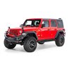 Go Rhino | Dominator Xtreme D1 Side Steps w/ Mounting Brackets Kit - Textured Black - Wrangler (JL) Unlimited 2018-2023